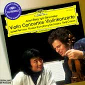 Berg: Violin Concerto (2/1978); Stravinsky: Violin Concerto (11/1978); Ravel: Tzigane (9/1986) / Itzhak Perlman(vn), Zubin Mehta(cond), BSO, etc