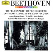 Beethoven: Triple Concerto, Overtures / Karajan