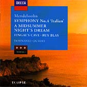 Eclipse - Mendelssohn: Symphony no.4 etc / Dohnanyi, Dutoit et al