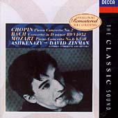 Bach, Chopin, Mozart: Piano Concerti / Ashkenazy, Zinman