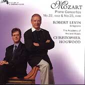 Mozart: Piano Concertos no 22 & 23 / Levin, Hogwood