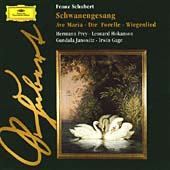 Schubert: Schwanengesang, Wiegenlied etc / Prey, Hokanson, Janowitz, Gage