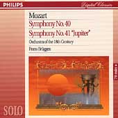 Mozart: Symphony No.40, No.41 / Frans Brueggen(cond), Orchestra of the Eighteenth Cent