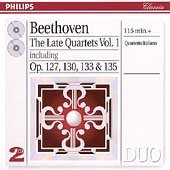 Beethoven: The Late Quartets Vol 1 / Quartetto Italiano