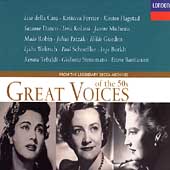 Great Voices of the 50s Great Voices of the 50s