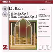 J.C. Bach: 6 Sinfonias, 6 Concertos / Haebler, Marriner