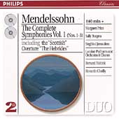 Mendelssohn: Complete Symphonies Vol 1 / Haitink, Chailly