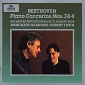 Beethoven: Piano Concertos No.3 & 4 / Robert Levin(p), John Eliot Gardiner(cond), Orchestre Revolutionnaire et Romantique, etc   