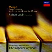 Mozart: Piano Concertos no 5, 14, 16 / Levin, Hogwood, et al
