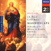 J.S. Bach, C.P.E. Bach: Magnificats;  A. Scarlatti