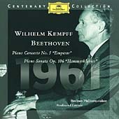 Beethoven: Piano Concerto, Piano Sonata / Kempff