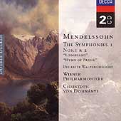 Mendelssohn: The Symphonies Vol 1 / Dohnanyi, Vienna PO