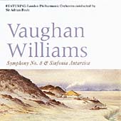 Vaughan Williams: Symphony no 8 & Sinfonia Antartica / Sir Adrian Boult