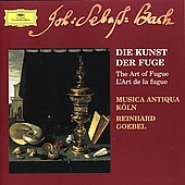 J.S.Bach: Art of Fugue / Reinhard Goebel(cond), Musica Antiqua Koln