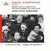 J.S.Bach: Cantatas BWV.36, BWV.61, BWV.62 (1/1992) / John Eliot Gardiner(cond), English Baroque Soloists, Monteverdi Choir, etc