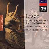 Liszt: A Faust Symphony, Dante Symphony / Solti, Lopez-Cobos