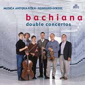 Bachiana -Double Concertos / J.S.Bach, W.F.Bach, J.C.F.Bach, C.P.E.Bach / Reinhard Goebel(cond), Music Antiqua Cologne