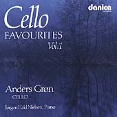 Cello Favorites Vol 1 / Anders Gron, Jorgen Hald Nielsen