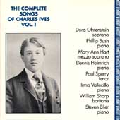 The Complete Songs of Charles Ives Vol 1