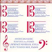 American Music for Viola & Piano / Wheeler, Tomfohrde