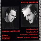 Mennin: Symphonies 5 & 6, Moby Dick, etc / Miller, Albany SO