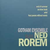 Gotham Ensemble plays Ned Rorem - end of summer, etc