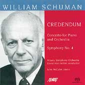William Schuman: Credendum, Concerto for Piano, etc