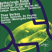 Verbey: Triade, Notturno, De Peryton, etc / Foster, et al Verbey: Triade, Notturno, De Peryton, etc / Foster, et al