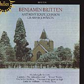 Britten: Winter Words, etc / Graham and Anthony Johnson