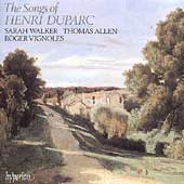 Duparc: Songs / Sarah Walker, Thomas Allen, Roger Vignoles