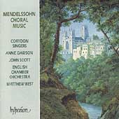 Mendelssohn: Choral Music / Best, Corydon Singers, et al