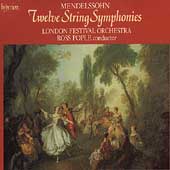 Mendelssohn: Twelve String Symphonies / Ross Pople, et al