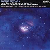 Robert Simpson: String Quartets 14 & 15, Quintet / Vanbrugh Qt
