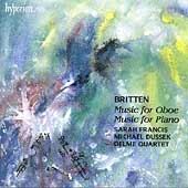 Britten: Music for Oboe, Music for Piano / Francis, Dussek
