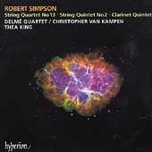 Simpson: String Quartet, String Quintet, Clarinet Quintet