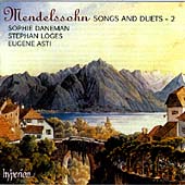 Mendelssohn: Songs and Duets Vol 2 / Daneman, Loges, Asti