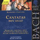 Edition Bachakademie Vol 37 - Cantatas BWV 115-117 / Rilling