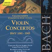 Edition Bachakademie Vol 125 -Violin Concertos BWV 1041-1043