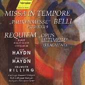 J. Haydn: Paukenmesse;  M. Haydn: Requiem / Rilling, et al