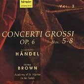 Handel: Concerti Grossi Op 6 nos 5-8 / Brown, ASMF
