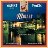 Mozart: Divertimenti Vol I / Johnson, New York Philomusica Mozart: Divertimenti Vol I / Johnson, New York Philomusica