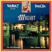Mozart: Divertimenti Vol I / Johnson, New York Philomusica