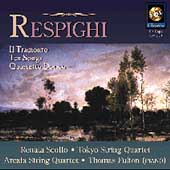 Respighi: Il Tramonto, etc / Scotto, Tokyo String Qt, et al Respighi: Il Tramonto, etc / Scotto, Tokyo String Qt, et al
