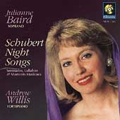 Schubert - Night Songs / Julianne Baird, Andrew Willis
