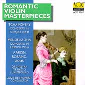 Romantic Violin Concertos - Tchaikovsky, Mendelssohn/ Rosand
