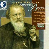 Brahms: Piano Music Vol II / Antonin Kubalek