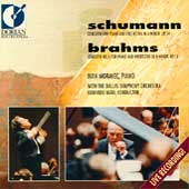 Schumann: Concerto for Piano;  Brahms: Concerto 1 / Moravec
