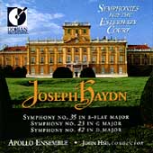 Haydn: Symphonies for the Esterhazy Court / Hsu, Apollo