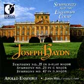 Haydn: Symphonies for the Esterhazy Court / Hsu, Apollo Haydn: Symphonies for the Esterhazy Court / Hsu, Apollo