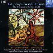 Tomas De Torrejon Y Velasco:La Purpura De La Rosa:The Harp Consort/etc